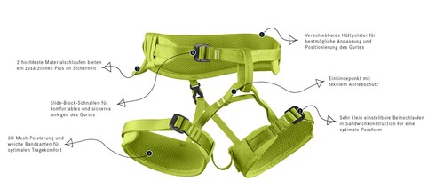 Edelrid finn imbracatura - edelrid,