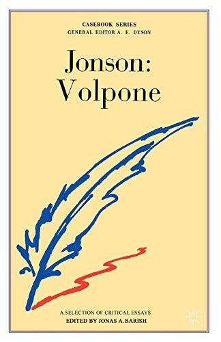 Jonson volpone a - volpone:,