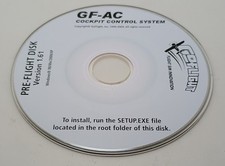 GF-AC Cockpit CONTROL System disco di volo 1.61 solo GOFLIGHT 98/Me/2000/XP