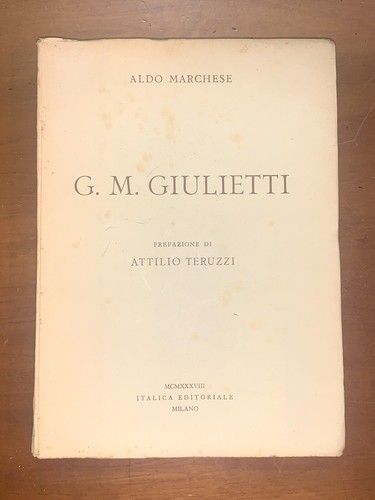 Aldo marchese m giulietti - g.m.,