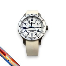 Orologio da uomo FORTIS B-42 Marine Master automatico data giorno bianco B42 ...