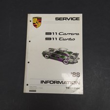 Manuale Service e informazioni tecniche vetture Porsche 911 Carrera/Turbo, 1988