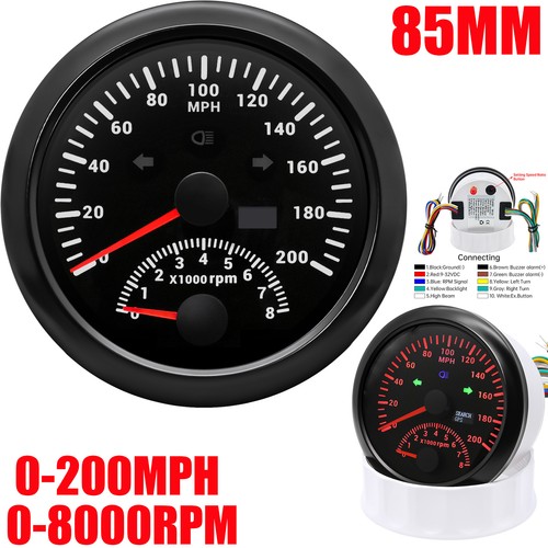 Tachimetro gps auto barca 85mm - tachimetro,