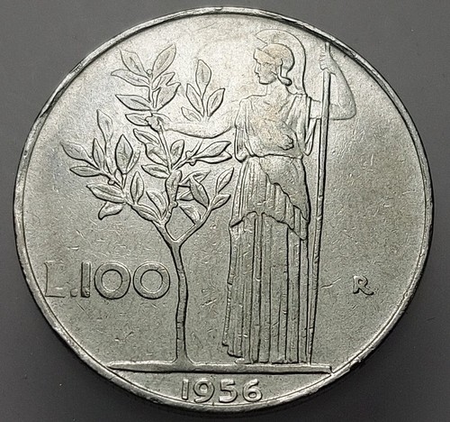Moneta italia 100 lire 1956 - moneta,