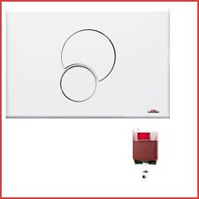 placca di azionamento comando doppio tasto cassetta di scarico incasso wc kariba