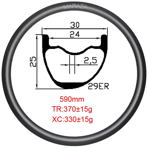 Cerchio carbonio 29er - , xc