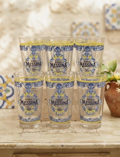 Birra messina set bicchieri - birra,