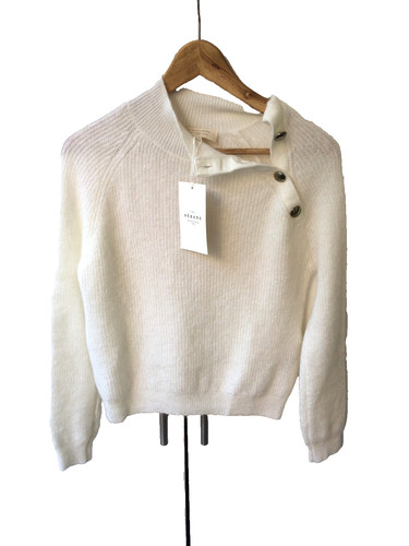 Sezane pull trudy - trudy, écru