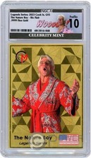RIC FLAIR Legends Graded NGCX PL10 moneta oro 5$ Isole Cook 2023