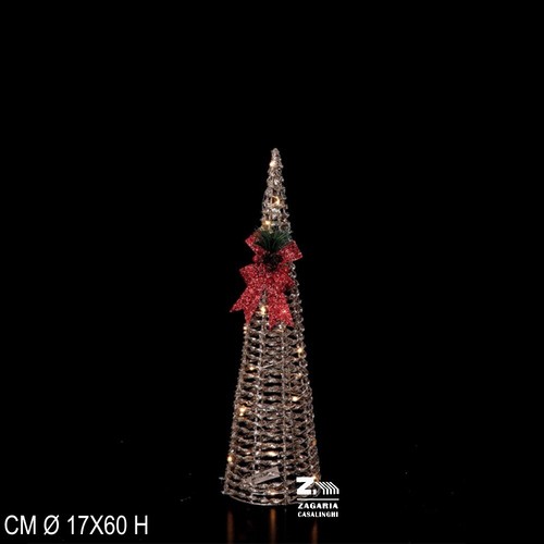 Albero natalizio luminoso - albero, in