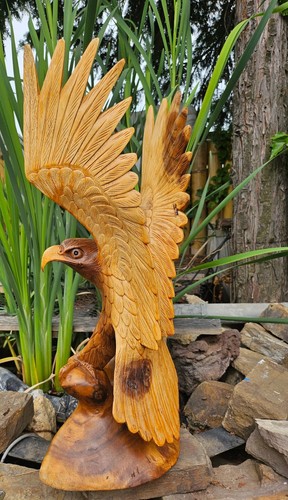 Statua aquila legno - aquila,