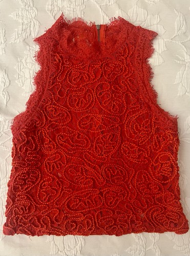 Top zara rosso - top,