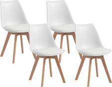 DecHome Set 4 Sedie da Pranzo