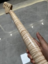 Basso jazz AAAA 4 corde 20 tasti fiamma naturale acero manico chitarra j bass 34 pollici