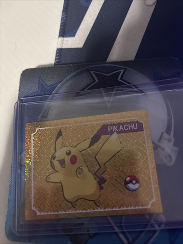Adesivo pikachu gold foil - foil,