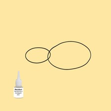 Olio Cinghia = Kit 5 per Crown SHC-5100 Tape Deck Compact System