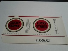 LUCKY STRIKE Cigarette Label /