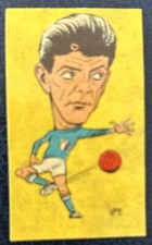 Adesivo Mundial LQL 1962 Mondiali Cesare Maldini Italia Calugas y Chicles