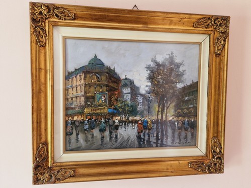 Quadro parigi giulio simone - giulio, de