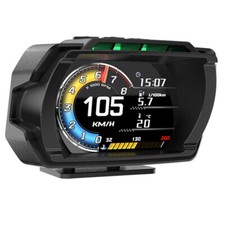 HUD OBD2+GPS Tachimetro Auto Head Up Display Misuratore Digitale Misuratore Temperatura Olio Acqua