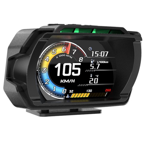Hud obd2 gps tachimetro - obd2+gps,