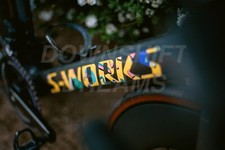 Adesivo anni 90 S Works Specialized BIKE decalcomania logo taglio vinile MTB DH Camper Van UK