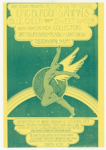 Palm springs pop festival 1968 - palm,