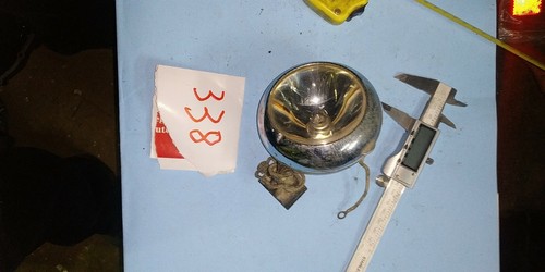 Bici vintage faro - faro, integro