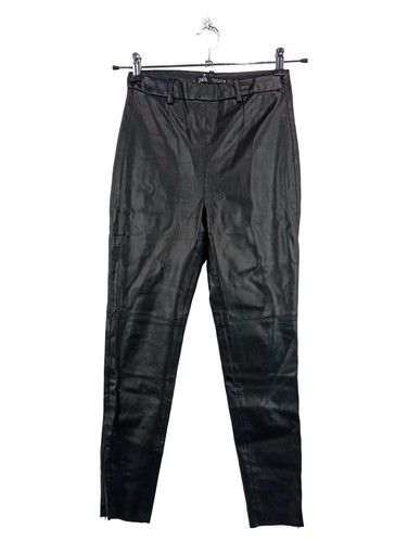Zara pantaloni pelle donna - pantaloni,