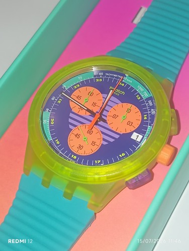 Swatch chrono 2024 neon wave - swatch,