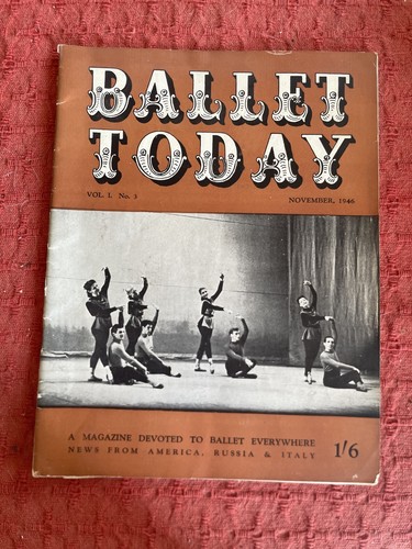 Vintage ballet today magazine - today,