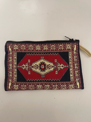 Pochette con cerniera fantasia - con,