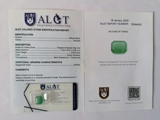 Smeraldo naturale certificato - naturale,