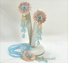 PARURE ORO 18 kt  MADREPERLA