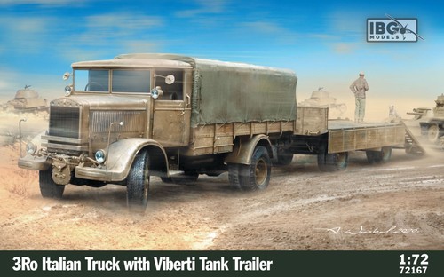 Camion italiano ibg 72167 - 1/72,