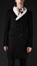 Cappotto lana nero - , burberry