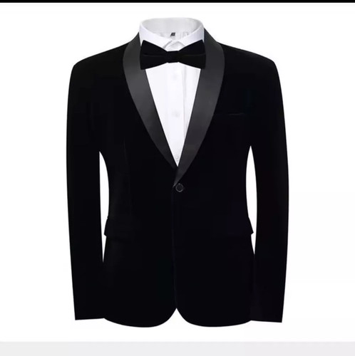 Giacca uomo nero velluto - giacca,