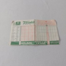 SCHEDINA TOTOCALCIO DEL