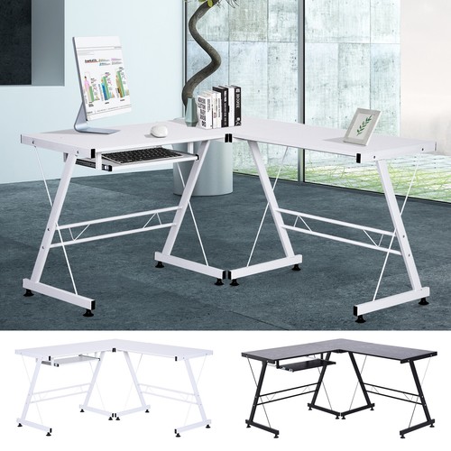 Homcom scrivania moderna nera - homcom,