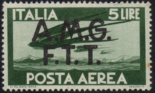 Trieste zona amg ftt - amg-ftt, 1947