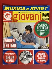 QUI GIOVANI n. 49/1971 ROBERTO BETTEGA MINA PATTY PRAVO RANIERI Rivista Musica