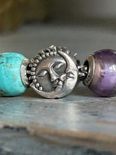 Charm Perline Bacio Sole e Luna Redbalifrog ?☀️ Argento Sterling Collezione Celeste