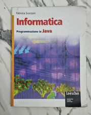 Libro Informatica Scorzoni Programmazione in Java j030 Loescher usato italiano