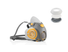 Maschera Protettiva ETNA MILLA EURMASK P2R 2 filtri anti aerosol polveri vernici