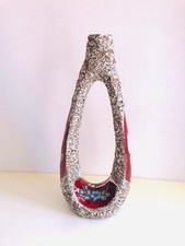 Grande vaso portafiori In Porcellana Maiolicata Anni 50/60 Vintage