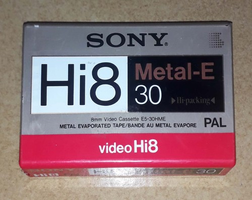 Sony hi8 metal - sony, metal-e