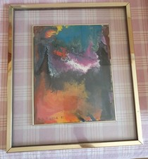 Quadro Olio Su Tela Astratto
