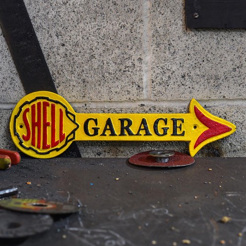 Shell garage classic vintage - garage,