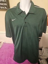 NWT MENS NIKE GREEN POLO SIZE XL Dri Fit & Stay Cool Style