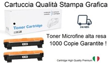 2 Toner TN1050 Cartuccia Compatibile per Brother HL-1211W 1212W DCP-1510 1512 